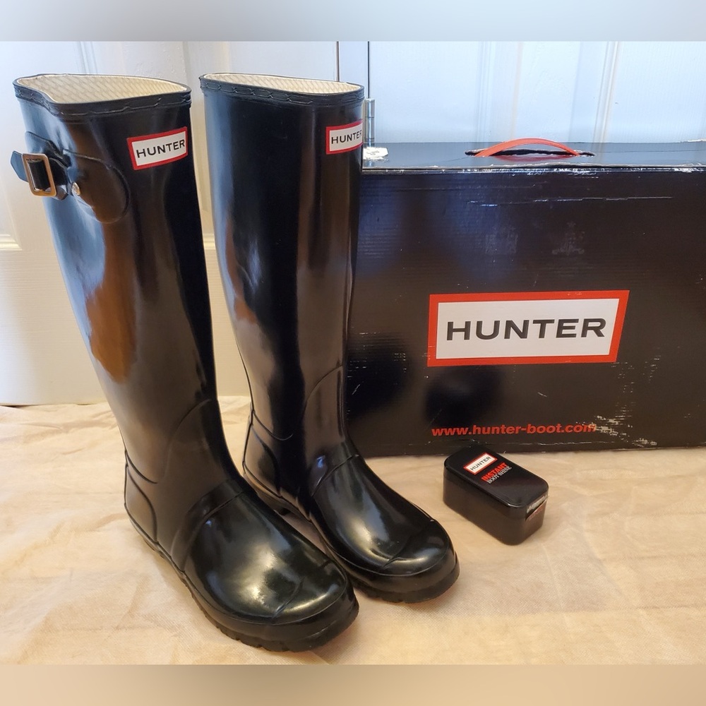 Hunter boots - glossy